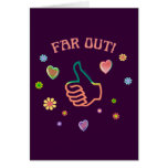 Sixties Far Out Card