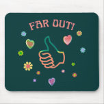 Sixties Far Out Mouse Pads