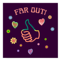 Sixties Far Out posters by HappyDoggies Sixties Far Out posters