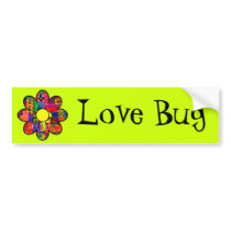 Sixties Flower Power Bumper Stickers