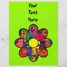 Sixties Flower Power Flyer Design