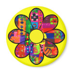 Sixties Flower Power magnets