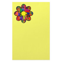 Sixties Flower Power Stationery