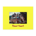 Sixties Hippies Greeting Card Postcards