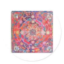 sixties mandala stickers