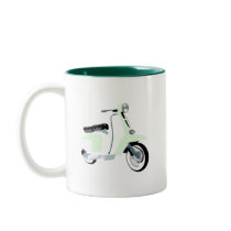 Sixties Mod Scooter mugs