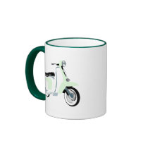 Sixties Mod Scooter Coffee Mugs