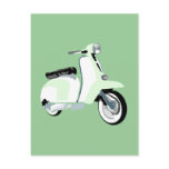 Sixties Mod Scooter postcards