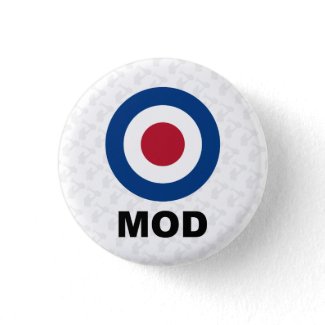 Sixties Mod Target Button button