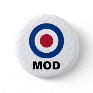 Sixties Mod Target Button button