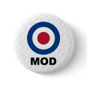 Sixties Mod Target Button