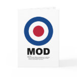 Sixties Mod Target Card