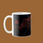 Sixties tie dye sunset mug