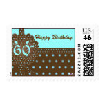 Sixtieth Birthday Gifted Postage-Customize postage