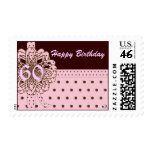 Sixtieth Birthday Gifted Postage-Customize postage