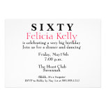 Sixtiety Birthday Invitation