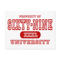 Sixty-Nine University postcards