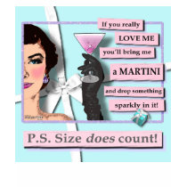 Size DOES Count - MartiniDiamond TEES t-shirts by TheMartiniDiva Size DOES Count - MartiniDiamond TEES t-shirts