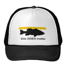 "Size Does Matter" - Funny bass fishing Mesh Hat