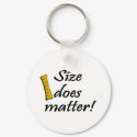 Size Does Matter keychains by CelebrationZazzle Size Does Matter keychains