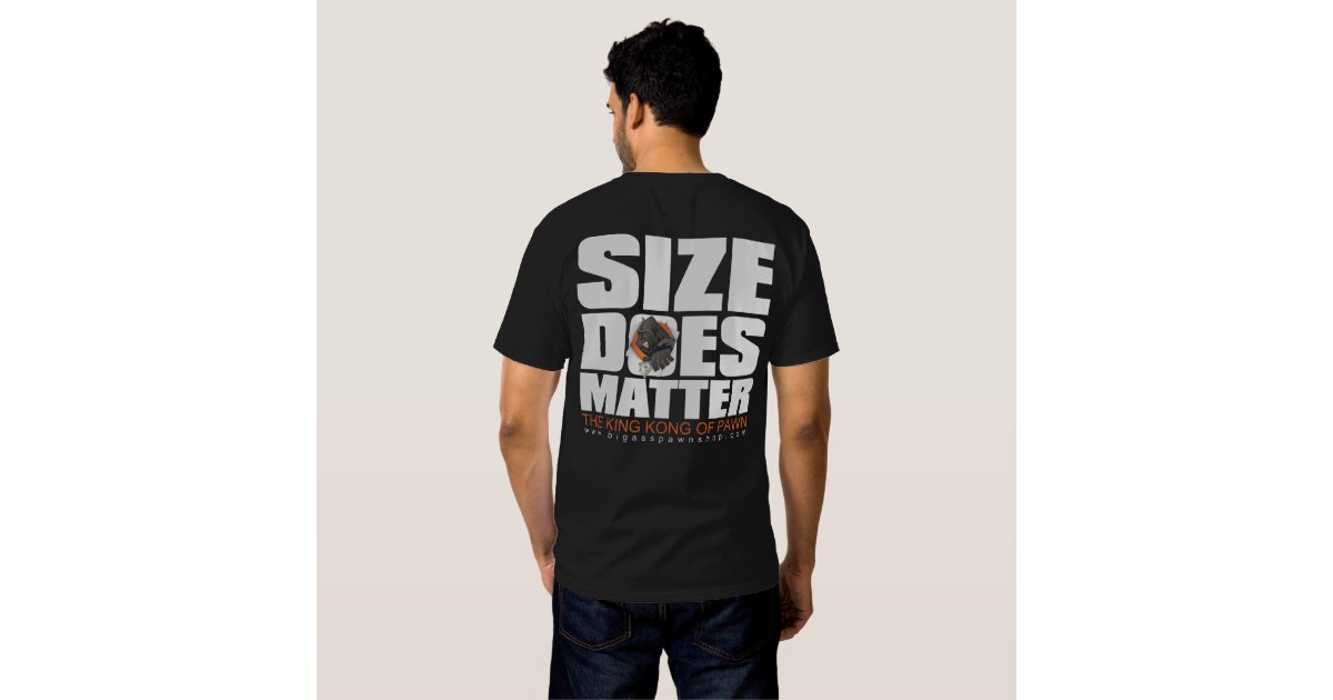 size does matter shirt