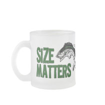 Size Matters - Funny Fishing Design Coffee Mug