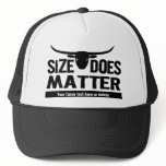 Size Matters - Longhorn Cattle Co Funny Cow hats
