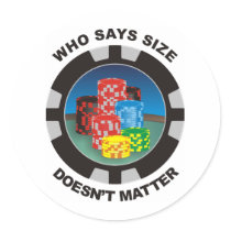 Size Matters stickers by pokerchaos Size Matters stickers