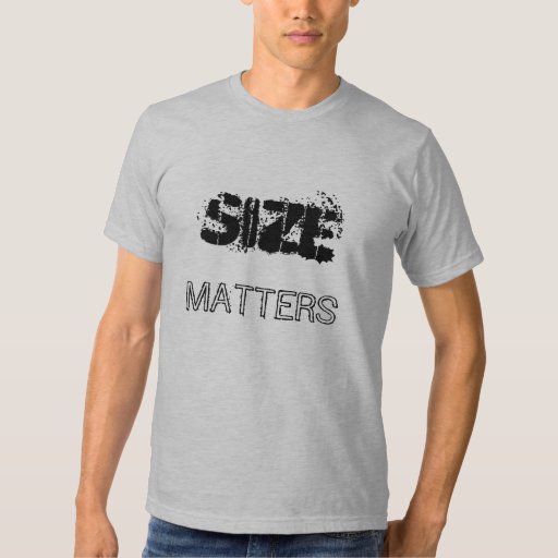 size matters t shirt