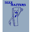 SIZE MATTERS t-shirts by charriday SIZE MATTERS t-shirts