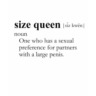 SIZE QUEEN (definition) Tee