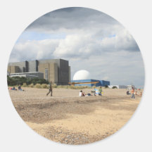 Sizewell Nuclear Power Station Round Sticker