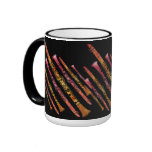 Sizzling Clarinets of Black mugs