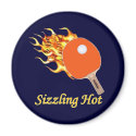 Sizzling Hot Flaming Ping Pong Magnet