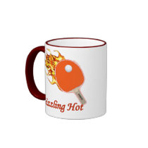 Sizzling Hot Flaming Ping Pong mugs