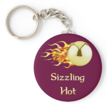 Sizzling Hot Pinball Key Chains