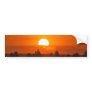 Sizzling sunset bumper stickers