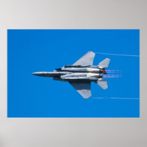 SJ AF 87 0179 F-15E Strike Eagle Right Bank Posters