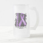 Sjogrens Syndrome Awareness Grunge Ribbon mugs