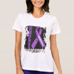 Sjogrens Syndrome Awareness Grunge Ribbon t-shirts