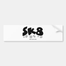 SK8 BUMPER STICKERS