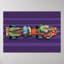 Sk8 Rat Poster