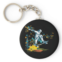sk8er skateboarder vector key chains