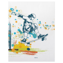 sk8er skateboarder vector customized letterhead