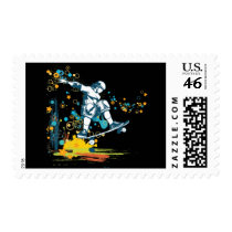 sk8er skateboarder vector stamps
