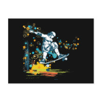 sk8er skateboarder vector post cards