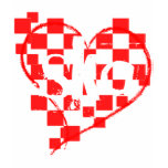 ska : checkered heart : tee shirts