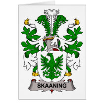 Skaaning Family Crest cards