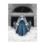 Skadi postcard by Nellis Eketorp