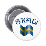 Skal! Sweden Pinback Buttons